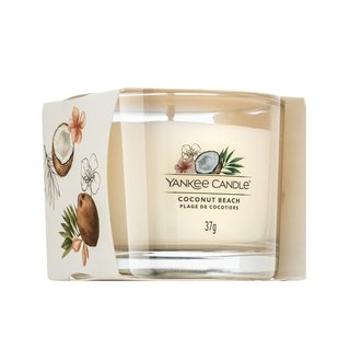 Yankee Candle Coconut Beach votívna sviečka 37 g