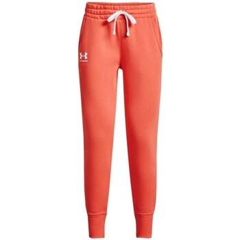 Under Armour  Nohavice Rival Fleece  Oranžová