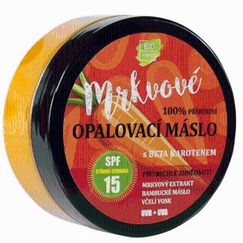 Mrkvové opaľovacie maslo SPF15 s betakaroténom VIVACO 150 ml