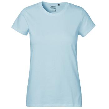 Neutral Dámske tričko Classic z organickej Fairtrade bavlny - Svetlomodrá | M