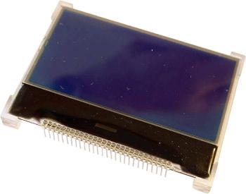 Display Elektronik LCD displej  biela modrá 128 x 64 Pixel (š x v x h) 58.2 x 41.7 x 5.7 mm DEM128064OSBH-PW-N