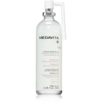 Medavita Velour Relaxing Scalp Lotion relaxačná starostlivosť pre citlivú pokožku hlavy 100 ml