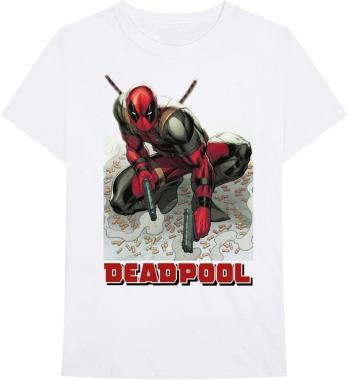 Marvel Tričko Comics Deadpool Bullet White M