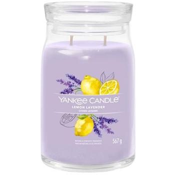 YANKEE CANDLE Signature sklo 2 knôty Lemon Lavender567 g (5038581129198)