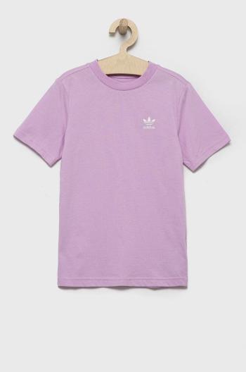 Detské tričko adidas Originals ružová farba,