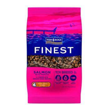 FISH4DOGS Granule pre psov extra malé Finest losos so zemiakmi 1,5kg, 1+