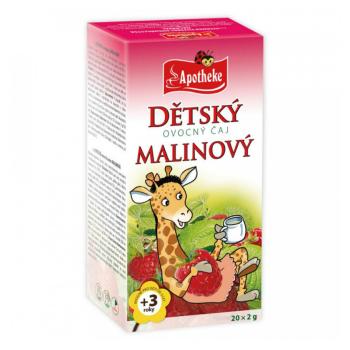 APOTHEKE Detský ovocný čaj malinový 20 x 2 g