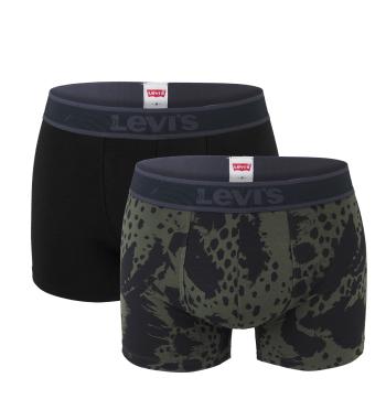 LEVI`S - boxerky 2PACK Levi`s man animal camo army green combo - limitovaná edícia-XXL (105 - 115 cm)