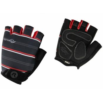 Dámske rukavice na kolo Rogelli STRIPE, čierno-bielo-červené 010.619 S