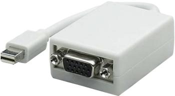 Manhattan 322508-CG VGA / DisplayPort adaptér [1x mini DisplayPort zástrčka - 1x VGA zásuvka] biela  0.17 m