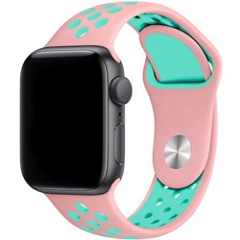 Eternico Sporty na Apple Watch 42 mm/44 mm/45 mm  Mint Turquise and Pink (AET-AWSP-TuPi-42)