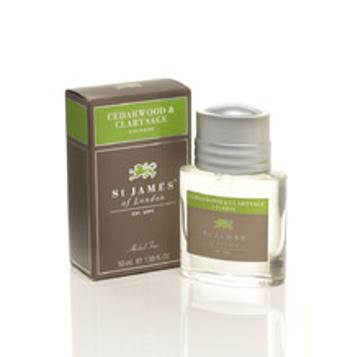 St James of London Cedarwood & Clarysage kolínska voda pánska 50 ml