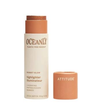 Attitude Krémový rozjasňovač v tyčinke Oceanly (Highlighter) 8,5 g Sunset Glow