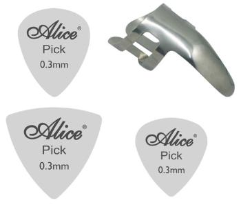 Alice AP-100MS Steel Finger Pick
