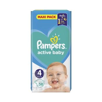 PAMPERS active baby Maxi Pack 4 Maxi