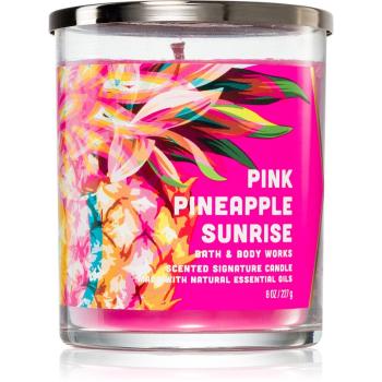 Bath & Body Works Pink Pineapple Sunrise vonná sviečka 227 g