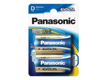 Batéria D (R20) alkalická PANASONIC Evolta 2ks / blister