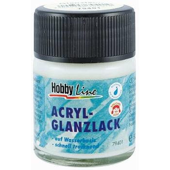 Lesklý akrylový lak 50 / 275 ml na vodnej báze Hobby Line