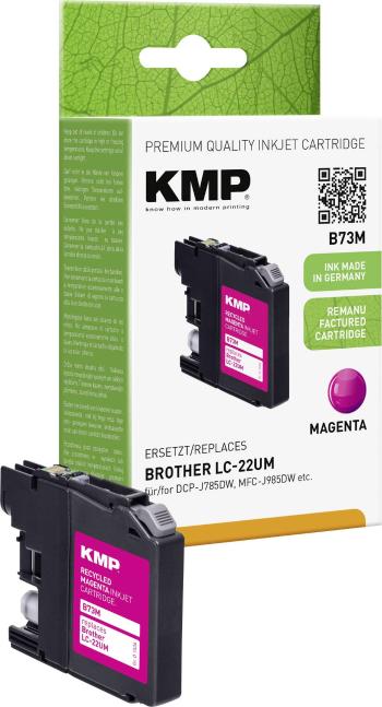 KMP Ink náhradný Brother LC-22UM kompatibilná  purpurová B73M 1536,4006