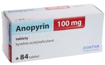 Anopyrin 100mg, 84 tabliet