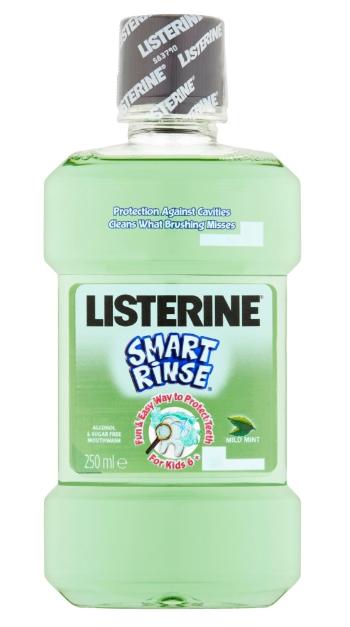 Listerine Smart Rinse Mint ústna voda 250 ml