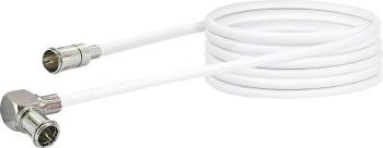 Schwaiger anténny prepojovací kábel [1x F rýchla zástrčka - 1x Mini-DAT zástrčka] 3.00 m 90 dB  biela