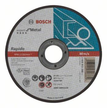 Bosch Accessories 2608603396 2608603396 rezný kotúč rovný  125 mm 22.23 mm 1 ks