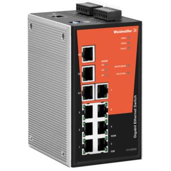 Weidmüller IE-SW-PL10M-3GT-7TX priemyselný ethernetový switch
