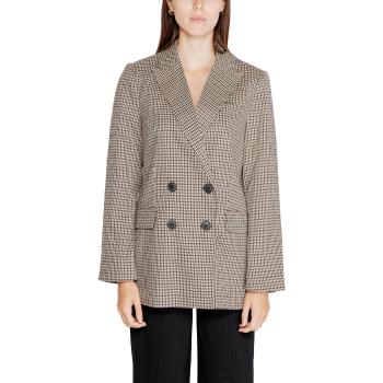 Only  ONLLETTIE LS LOOSE CHECK BLAZER TLR 15328054  Bundy Béžová