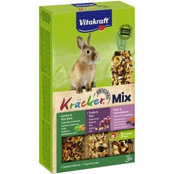 Vitakraft pochúťka pre králiky Kräcker Mix zelenina hrozno lesné ovocie 3 ks (4008239252272)