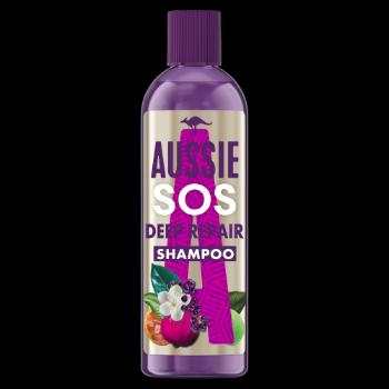 AUSSIE SOS Deep Repair Šampón pre starostlivosť o poškodené vlasy 290 ml