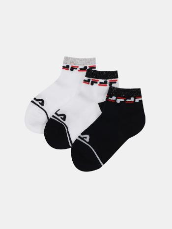 FILA Ponožky 3 páry Čierna