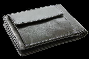 Černomodrá pánská kožená peněženka - dolarovka 519-8132-60/97