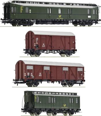 Roco 76036 Súprava H0 4 poštových vlakov DB