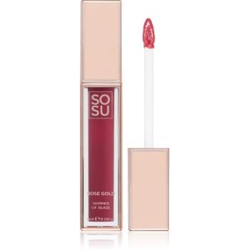 SOSU Cosmetics Satin Lip Glaze hydratačný lesk na pery odtieň Berry Sweet 6 ml