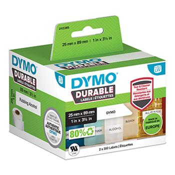 Dymo polypropylenové štítky 89mm x 25mm, bílé, multifunkční, 2x350 ks, 2112285