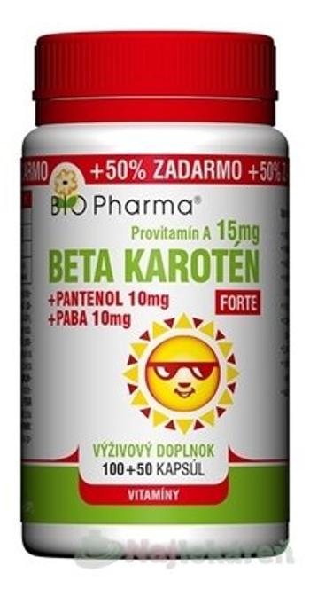 Bio-Pharma Beta Karoten 25 000 I.U. 100+50 kapsúl