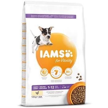 IAMS Dog Puppy Small & Medium Chicken 12 kg (8710255128382)