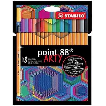 STABILO point 88, 18 ks, puzdro, „ARTY (4006381557450)