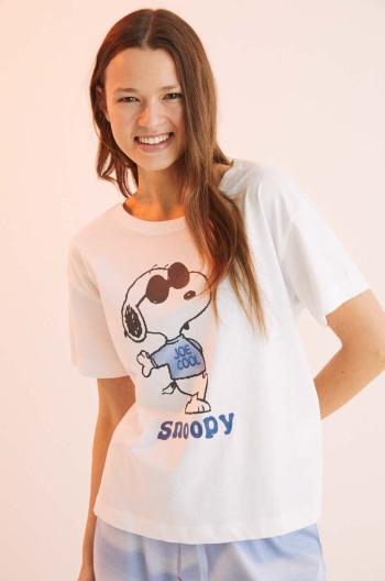 Bavlnené pyžamo women'secret Snoopy bavlnená, 3135224