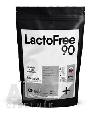 kompava LactoFree 90 prášok, príchuť čokoláda-banán, proteín 1x500 g