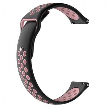 Huawei Watch GT2 42mm Silicone Sport remienok, Black/Pink