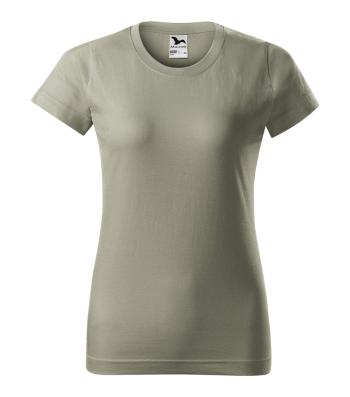 MALFINI Dámske tričko Basic - Svetlá khaki | L