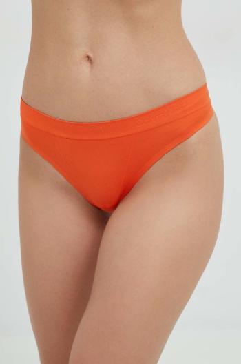 Tangá Calvin Klein Underwear oranžová farba,