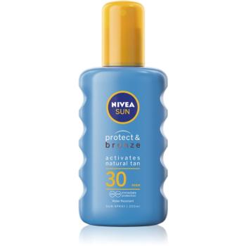 Nivea Sun Protect & Bronze intenzívny sprej na opaľovanie SPF 30 200 ml