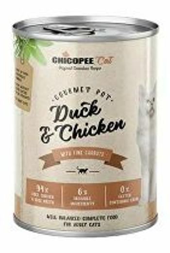 Chicopee Cat konz. Gourmet Pot Duck&Chicken 400g + Množstevná zľava