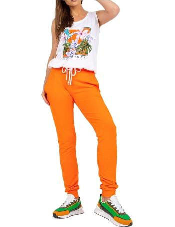 Oranžovo-biela súprava teplákov a tričká vel. L/XL