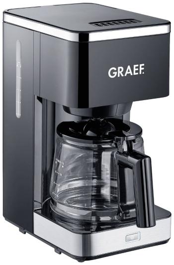 Graef FK 402 kávovar čierna  Pripraví šálok naraz=10 sklenená kanvica, funkcia uchovania teploty