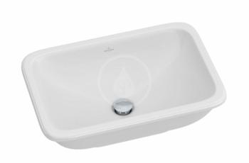 VILLEROY & BOCH - Loop&Friends Bezotvorové umývadlo s prepadom, 600 mm x 405 mm, biele – umývadlo, s prepadom, s Ceramicplus 614500R1