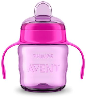 Avent Hrnček Pre Prvé Dúšky Klasik 200ml S Držadlami ružová